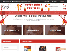 Tablet Screenshot of benjipet.com